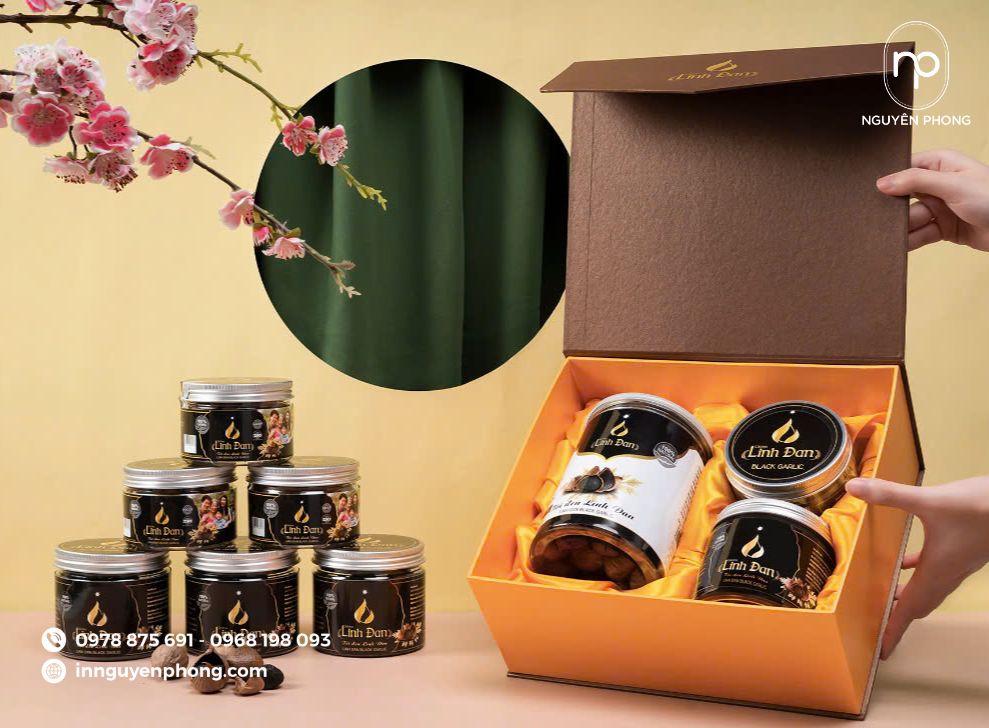 mẫu hộp nam châm đựng tỏi đen
